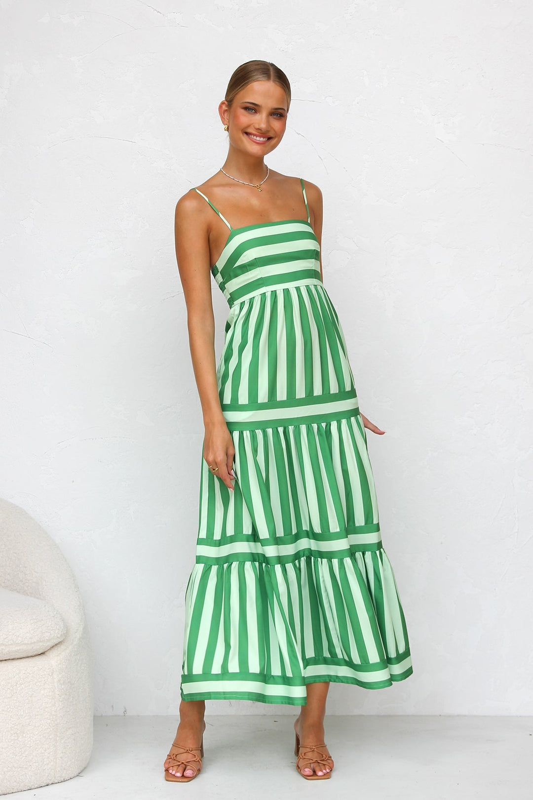 Solena | Robe Longue À Bretelles Fines