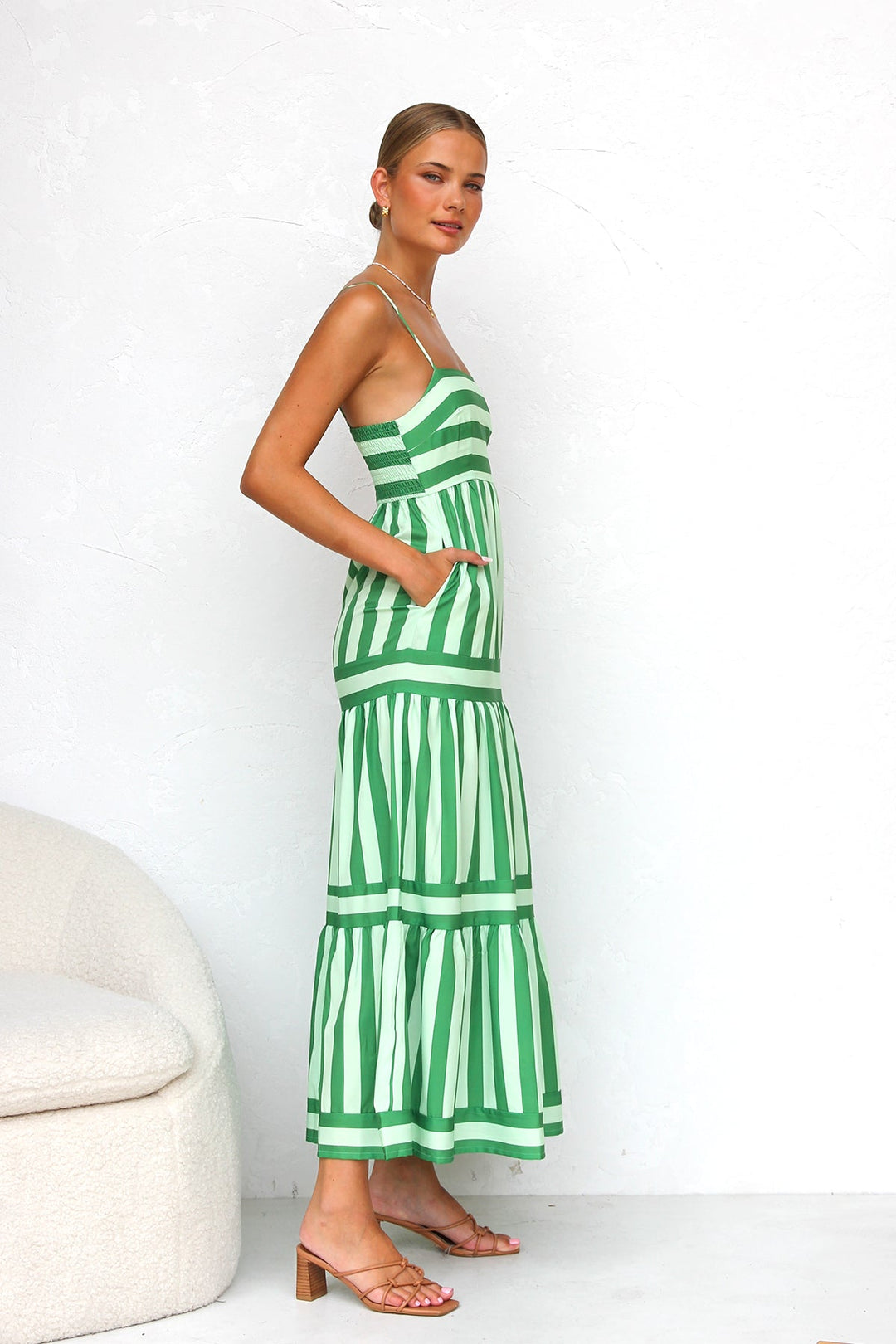 Solena | Robe Longue À Bretelles Fines