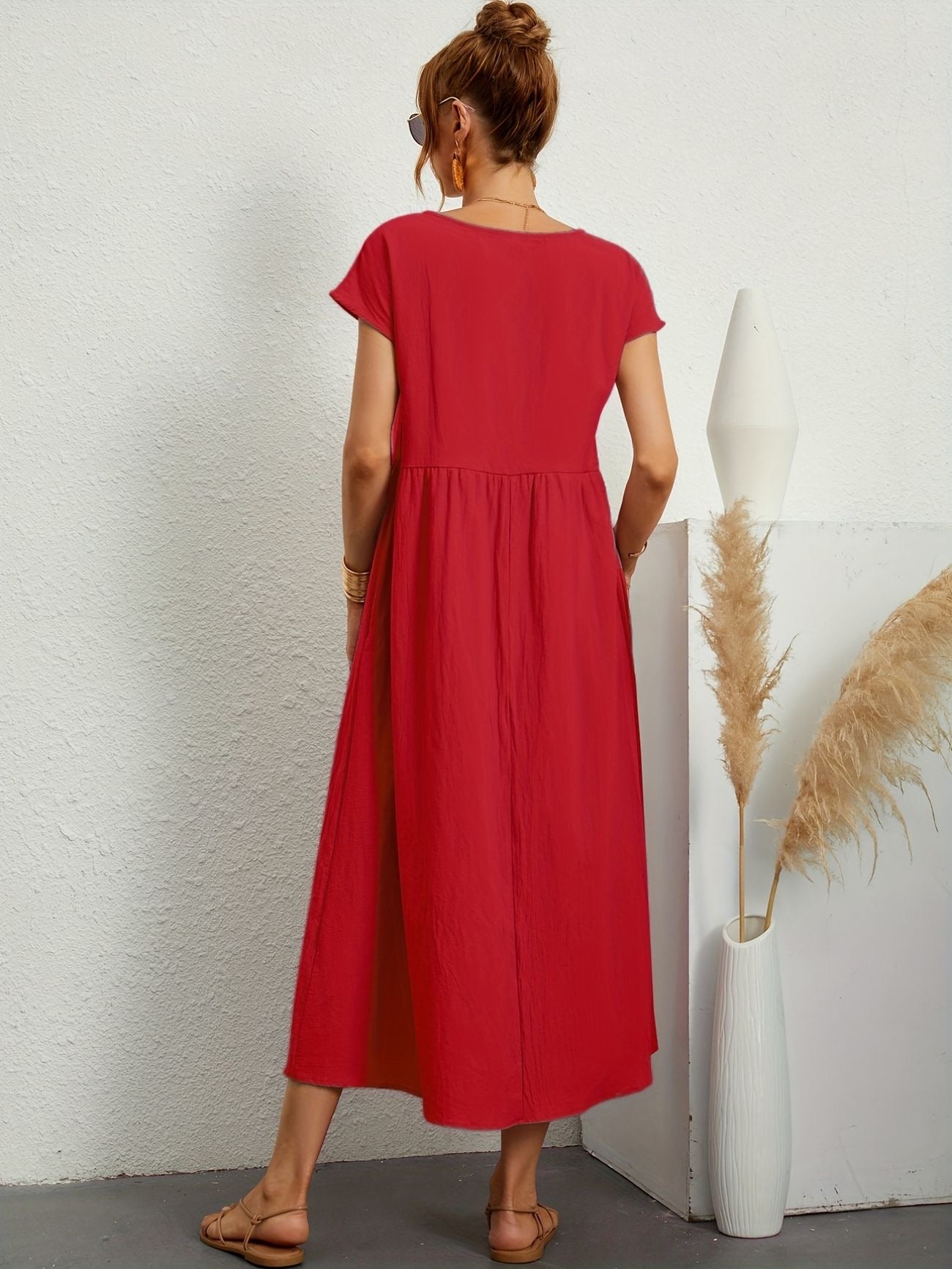 Greta | Robe Élégante En Lin