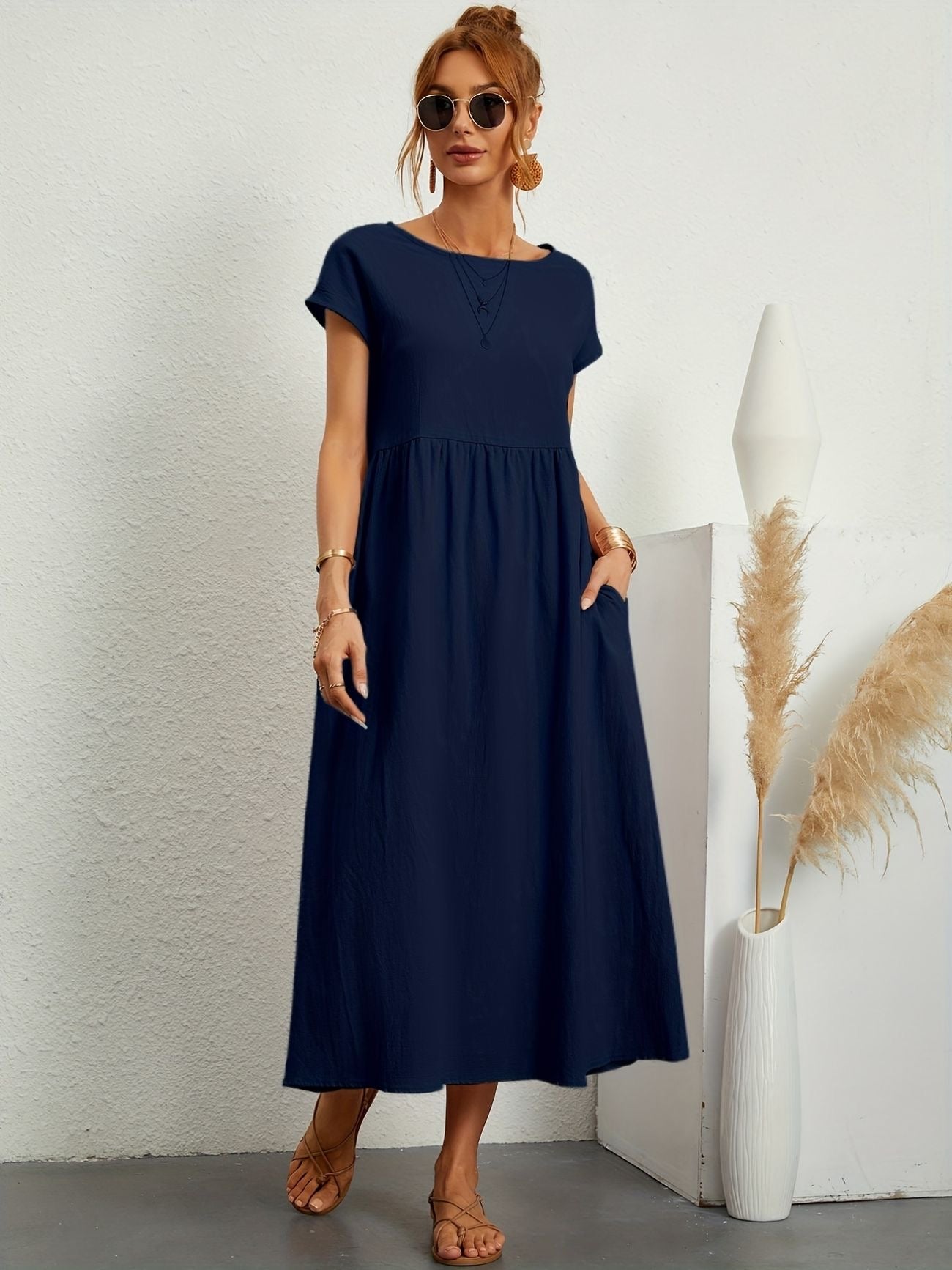 Greta | Robe Élégante En Lin