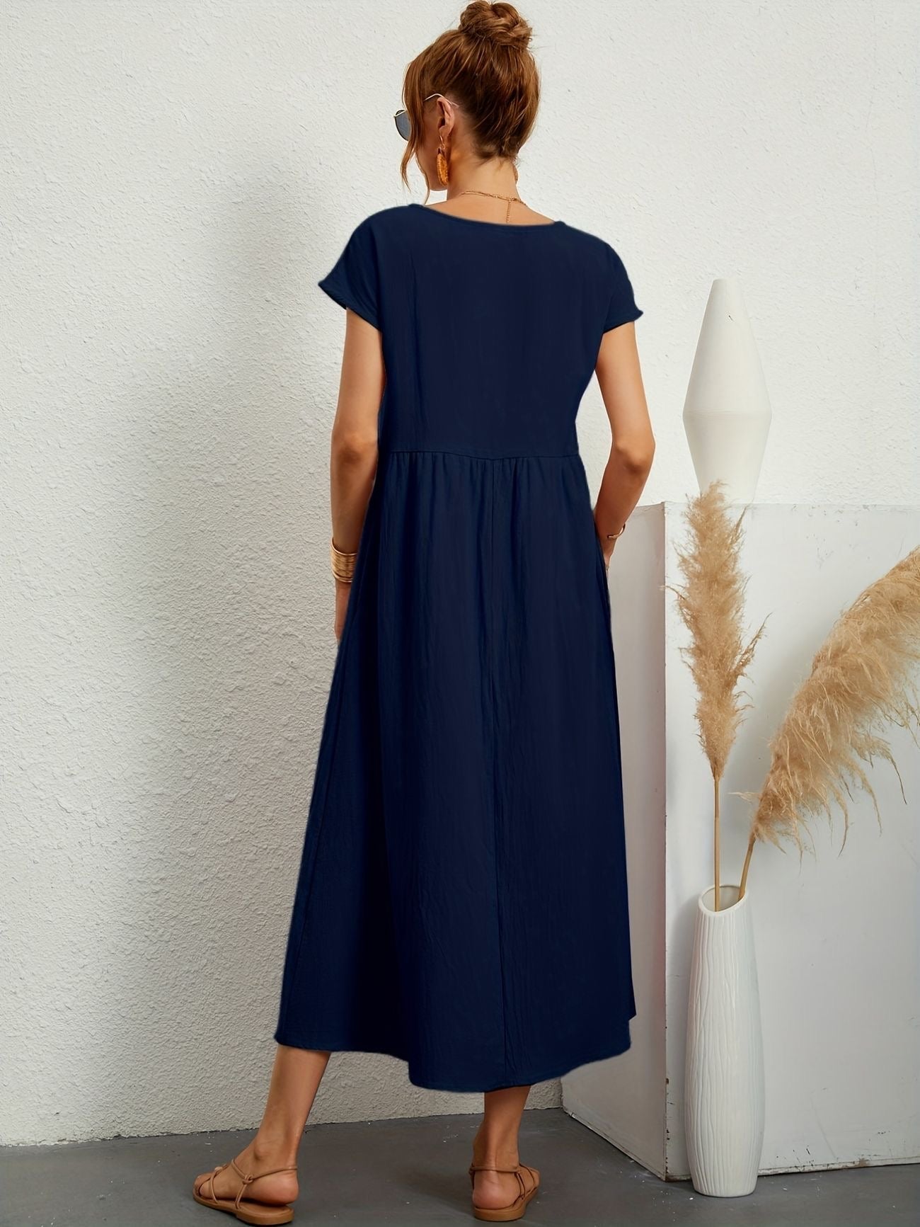 Greta | Robe Élégante En Lin