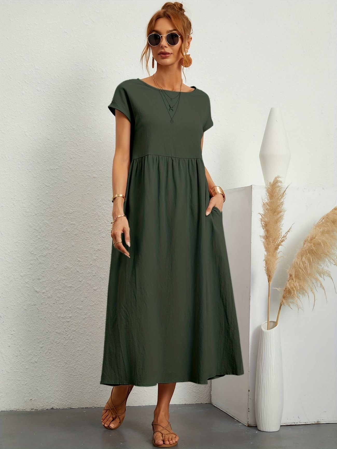 Greta | Robe Élégante En Lin