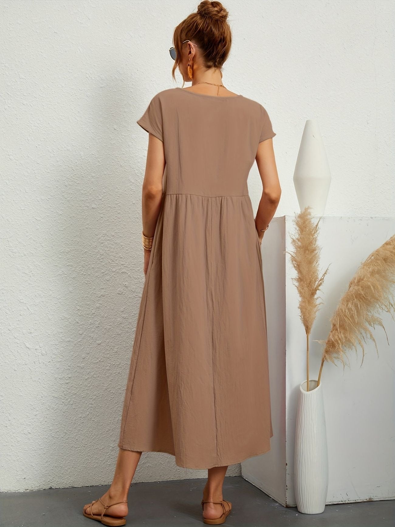 Greta | Robe Élégante En Lin