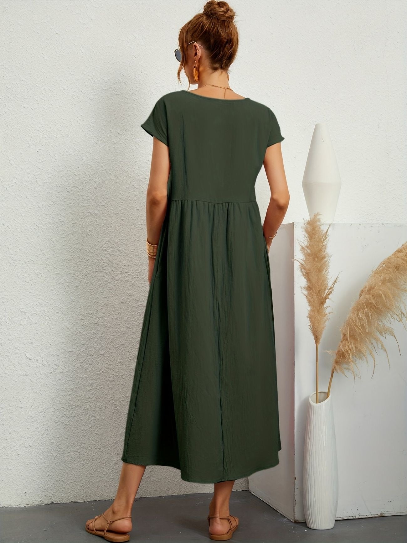 Greta | Robe Élégante En Lin