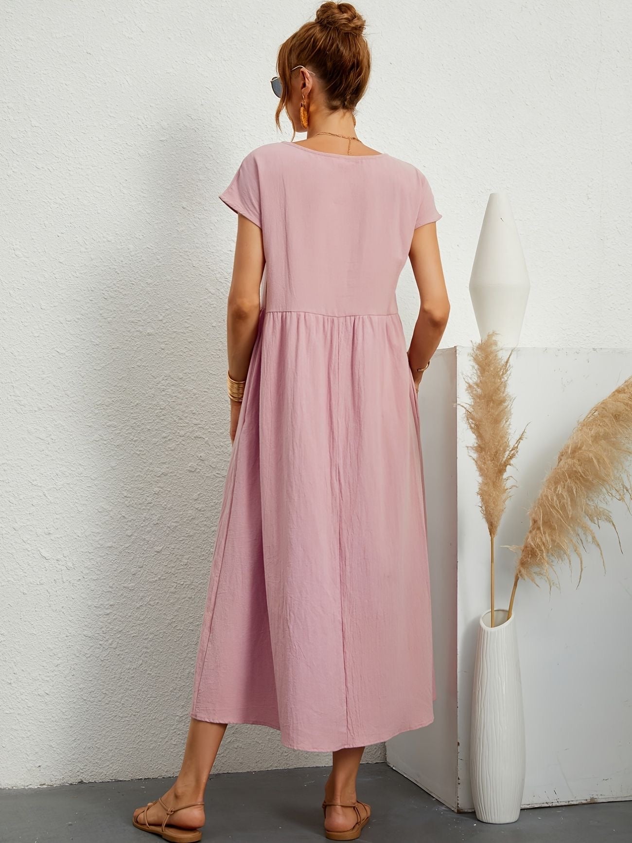 Greta | Robe Élégante En Lin