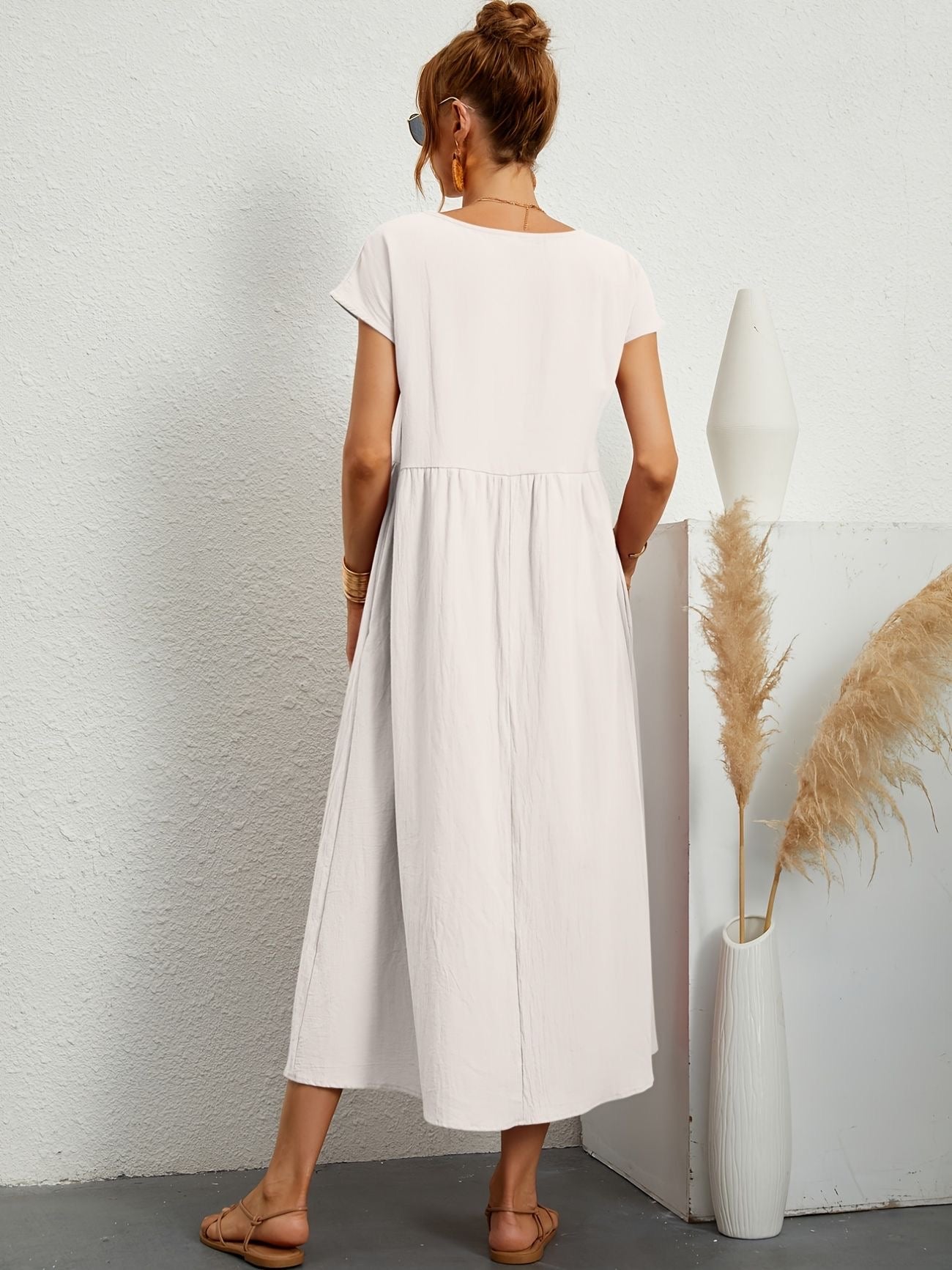 Greta | Robe Élégante En Lin