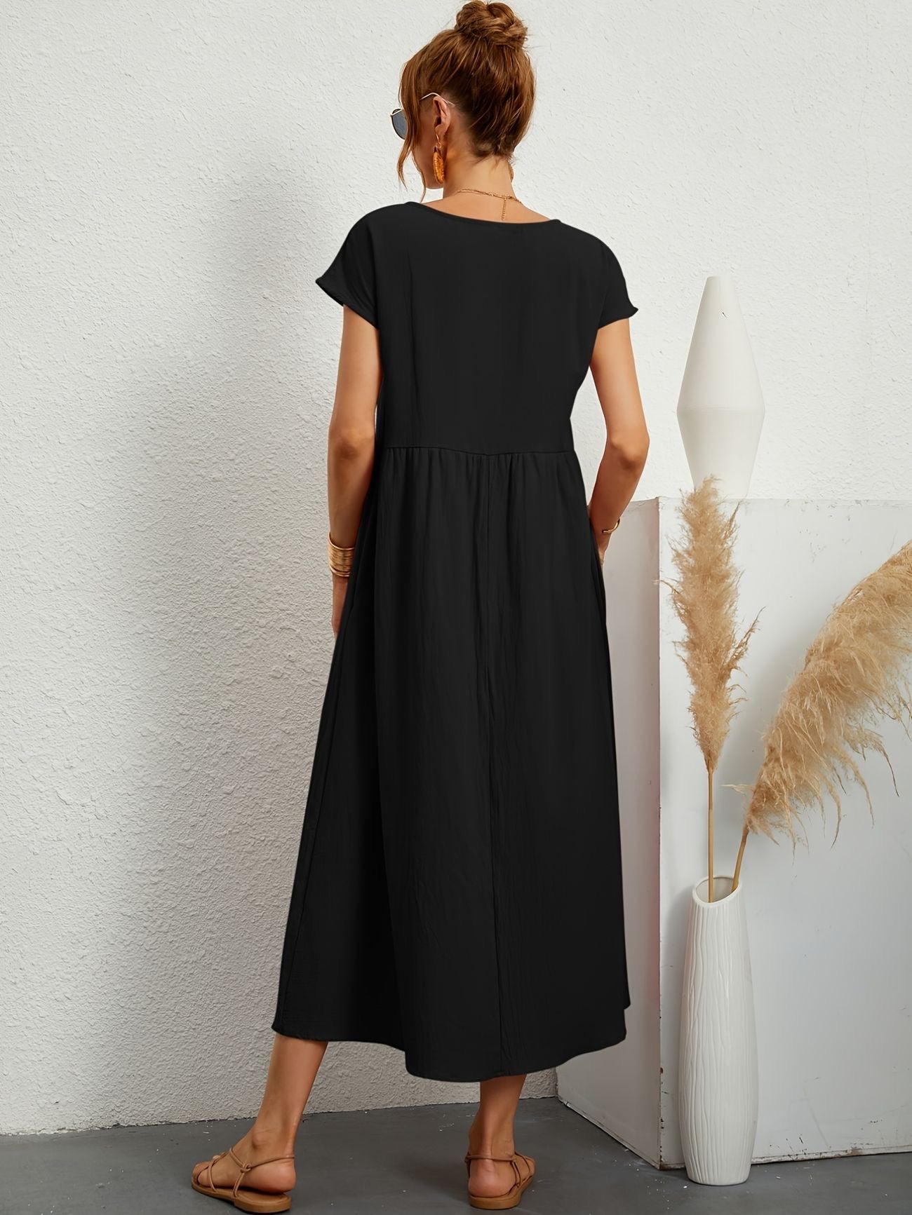 Greta | Robe Élégante En Lin