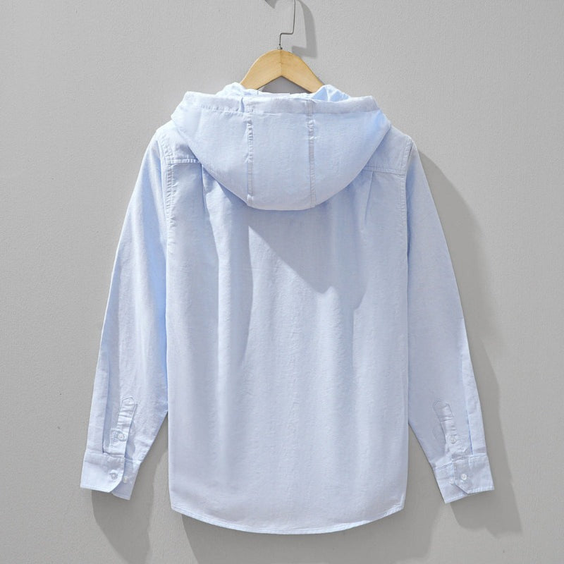 Maison | Chemisier À Capuche En Lin Léger