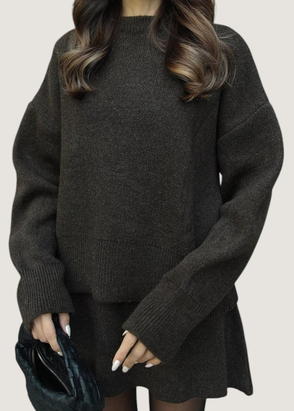 Gina | Ensemble Tricot Douillet Pour L’Hiver Avec Jupe Et Pull