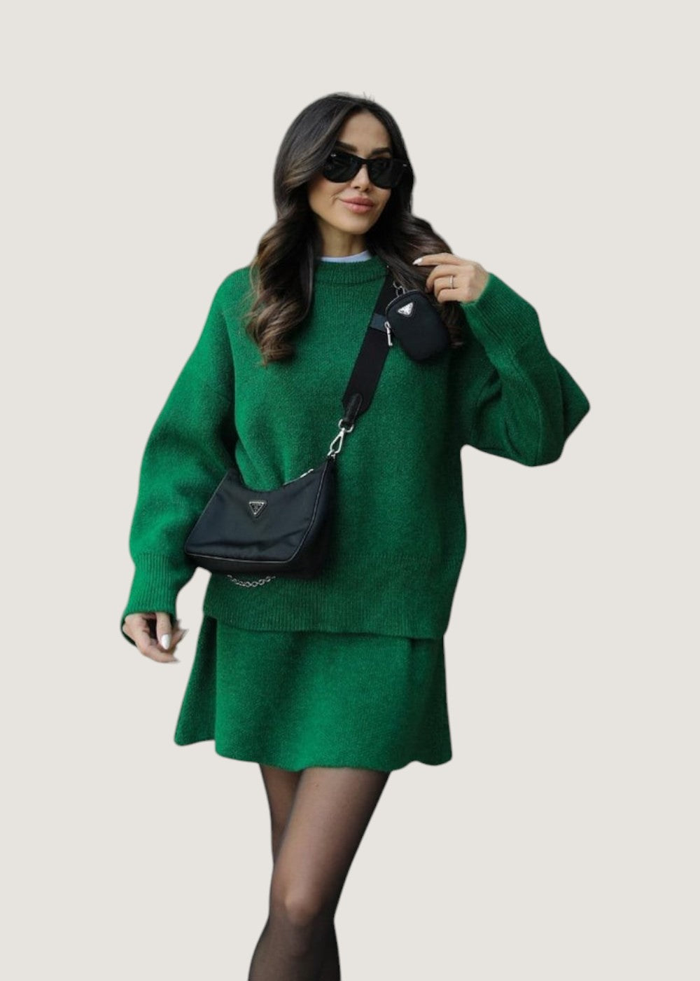 Gina | Ensemble Tricot Douillet Pour L’Hiver Avec Jupe Et Pull