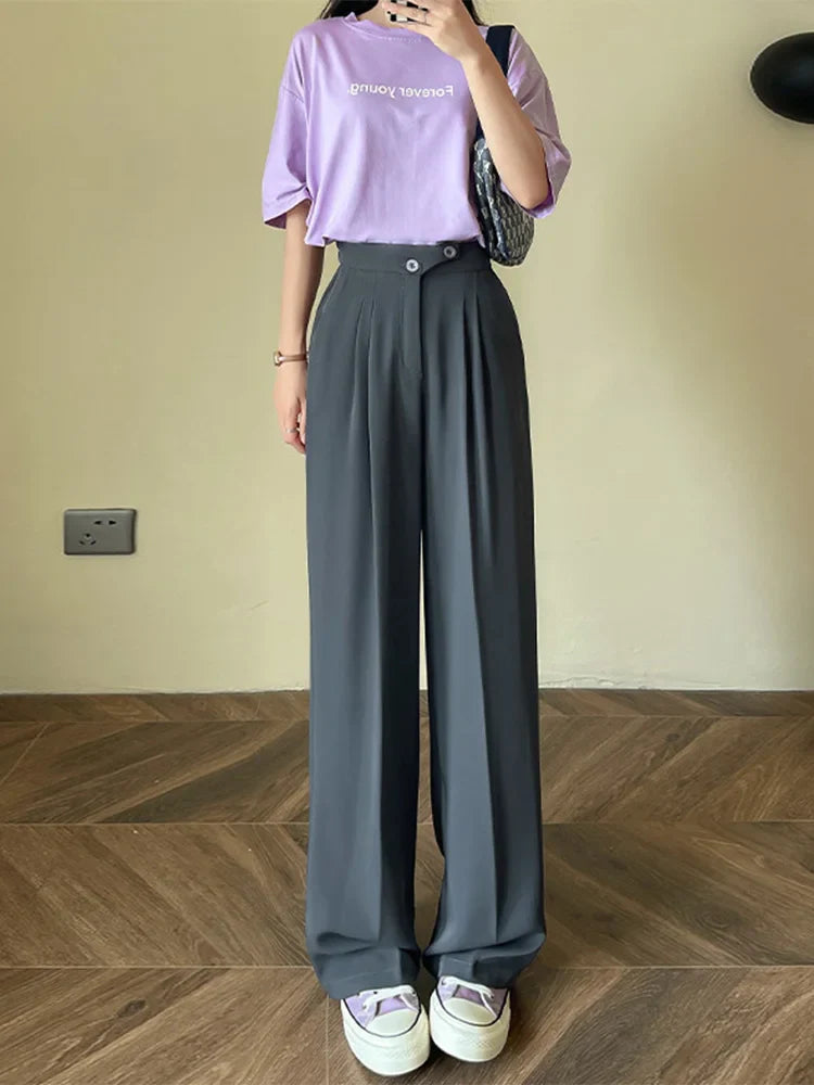 Pauline – Pantalon large en lin