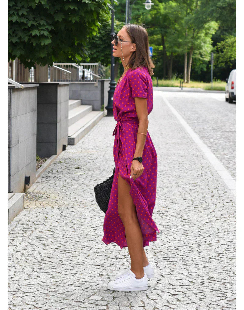 Susanne | Robe Élégante À Col En V