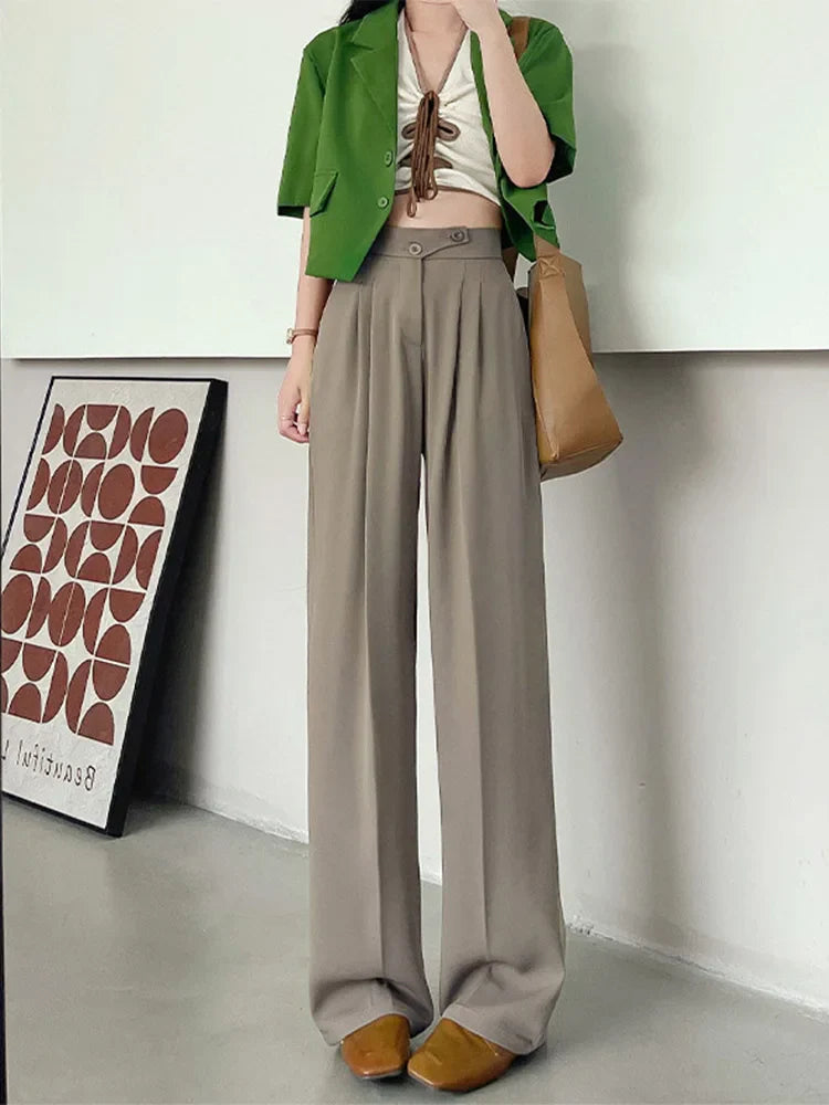 Pauline – Pantalon large en lin