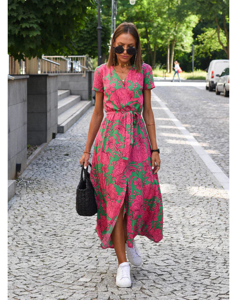 Susanne | Robe Élégante À Col En V