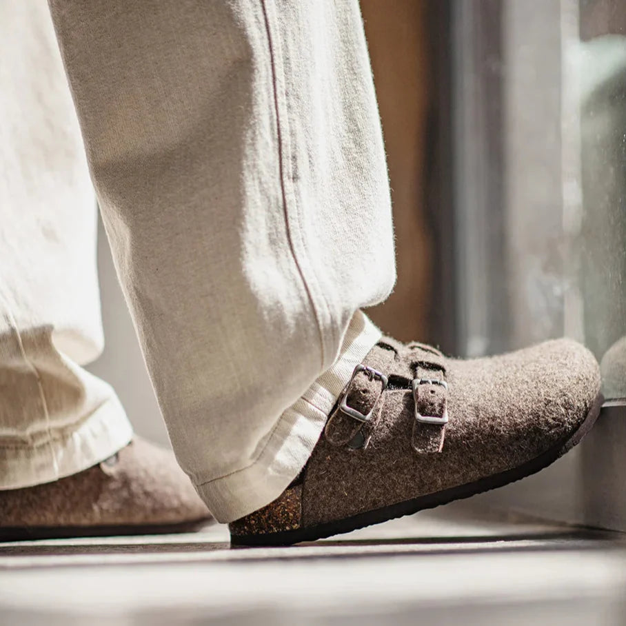 Kudos | Mules en Laine Respirante avec Boucles Ajustables