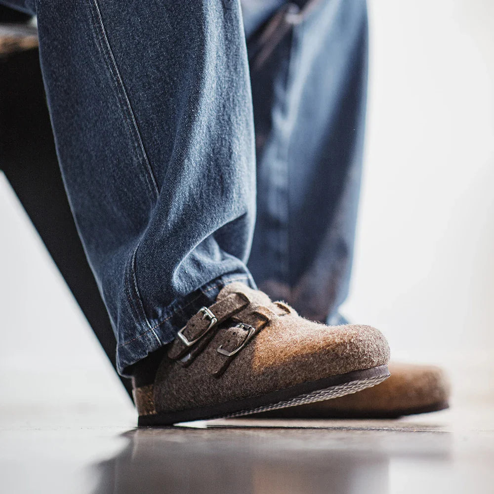 Kudos | Mules en Laine Respirante avec Boucles Ajustables