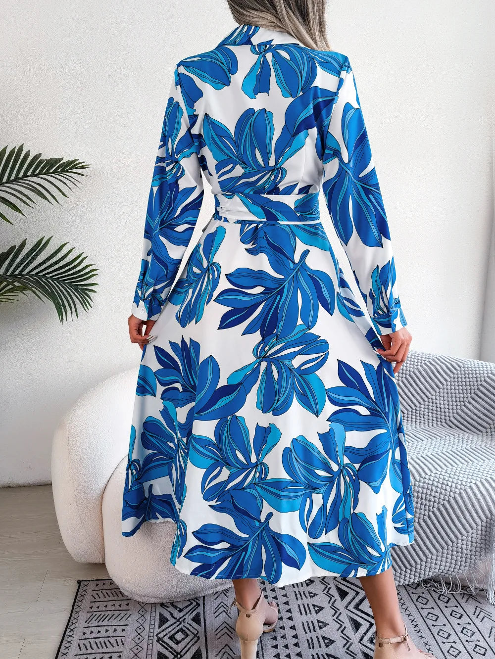 Alba | Robe Chemise à Imprimé Fleuri