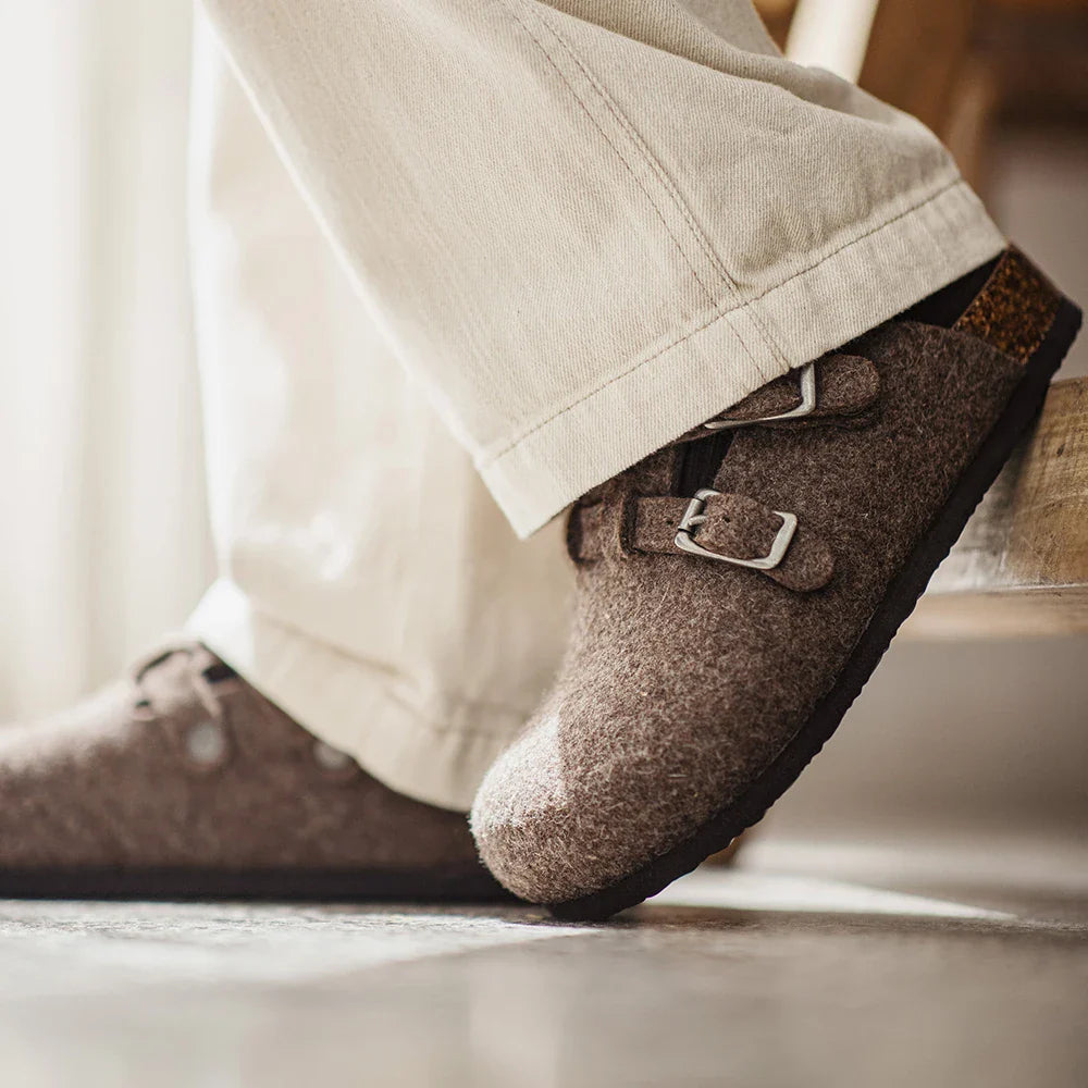 Kudos | Mules en Laine Respirante avec Boucles Ajustables