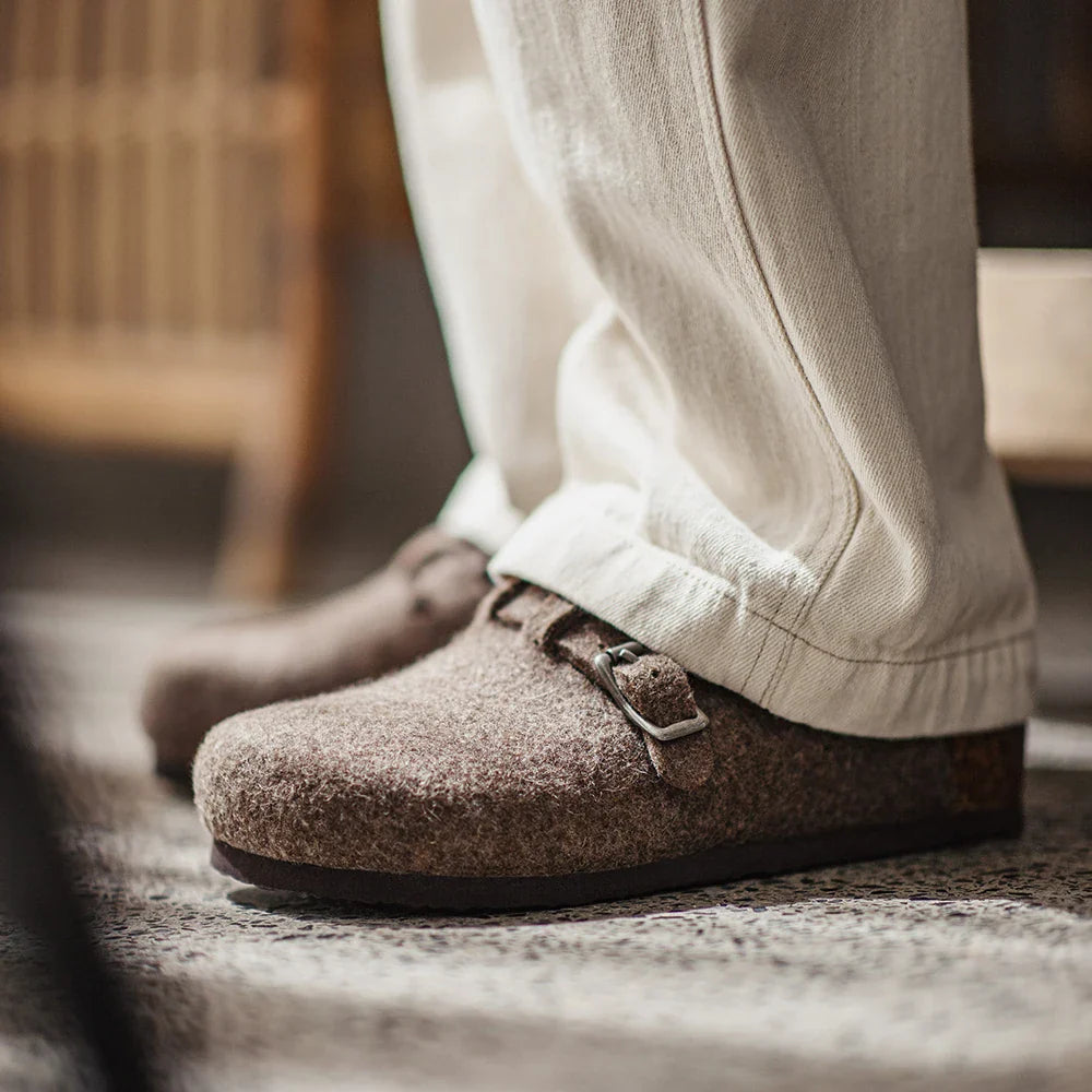 Kudos | Mules en Laine Respirante avec Boucles Ajustables
