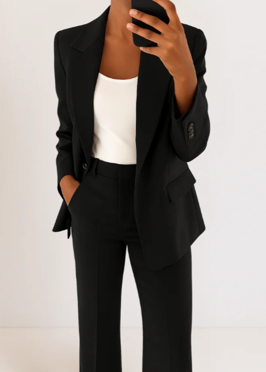 Céleste | Ensemble Pantalon Moderne Et Élégant
