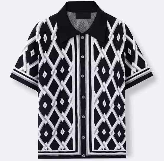 Calvin | Chemise Jacquard À Motif Géométrique