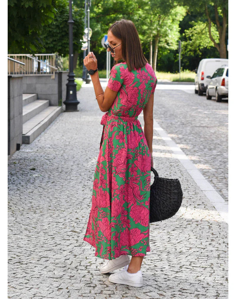 Susanne | Robe Élégante À Col En V