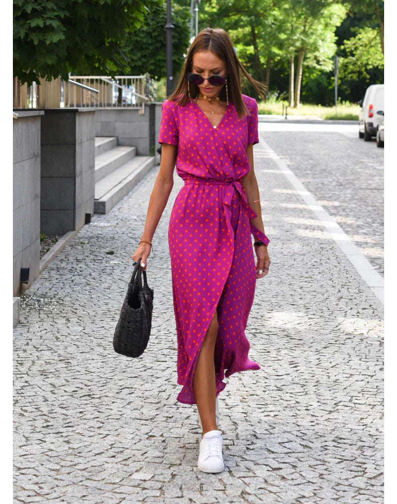 Susanne | Robe Élégante À Col En V