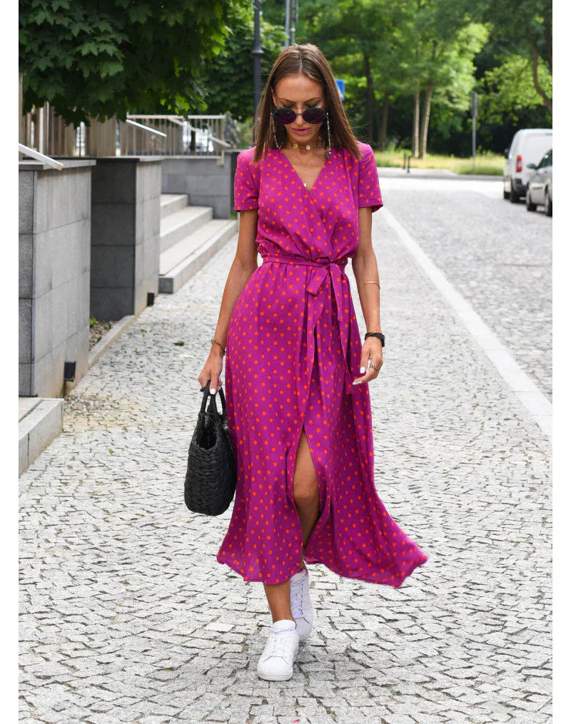 Susanne | Robe Élégante À Col En V
