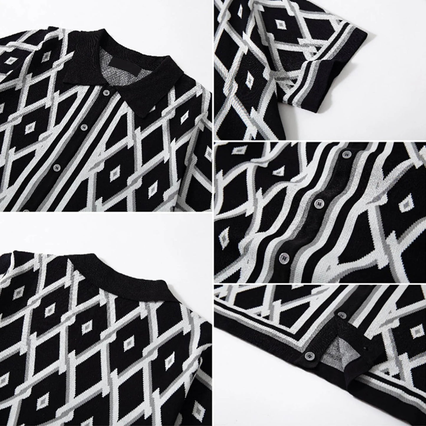 Calvin | Chemise Jacquard À Motif Géométrique