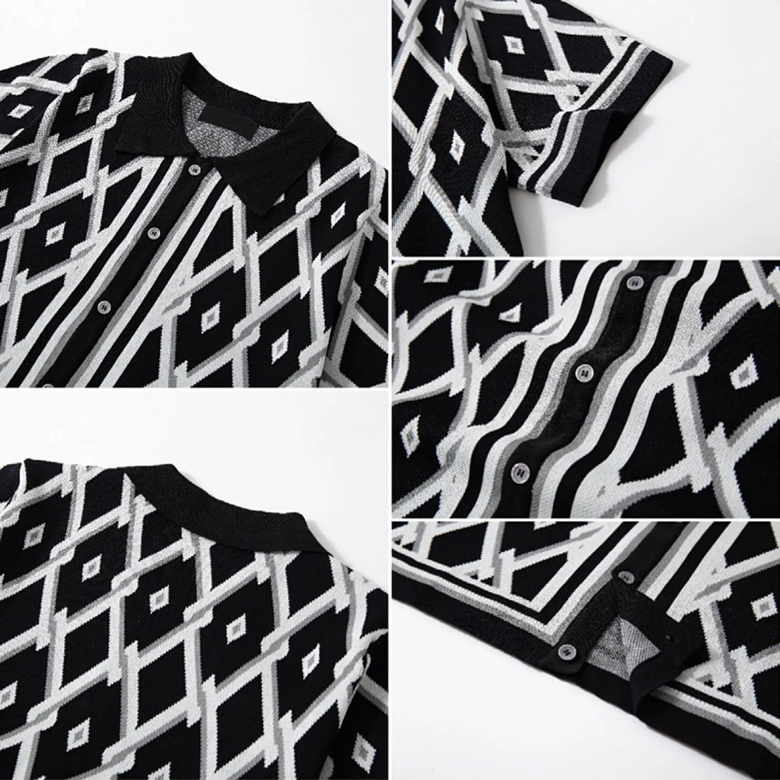 Calvin | Chemise Jacquard À Motif Géométrique