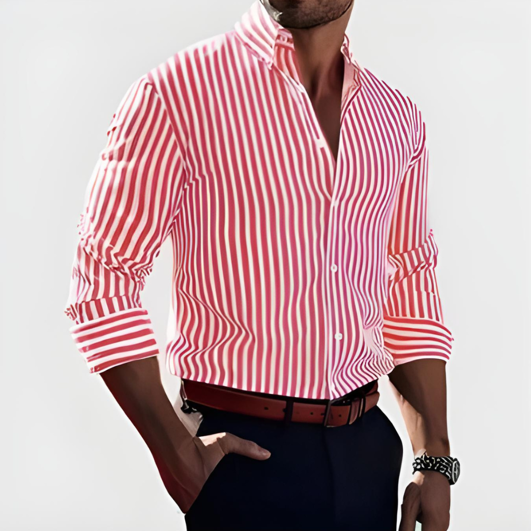 Isaac | Chemise Rayée Élégante Pour Homme