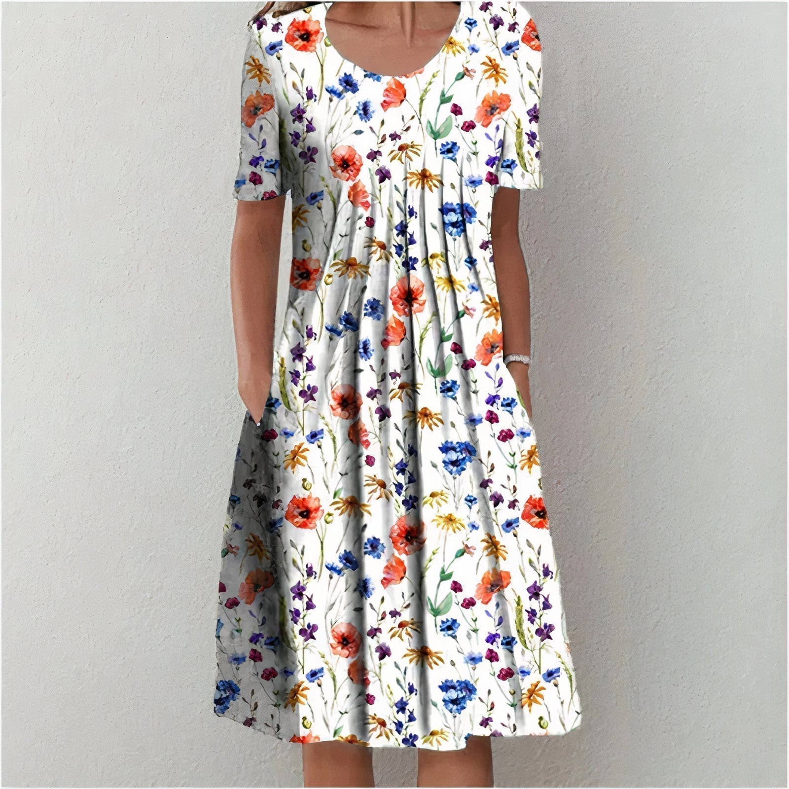 Alix | Robe Longue Fleurie Flatteuse Et Confortable