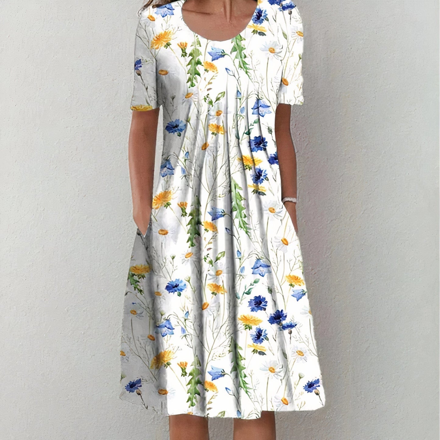 Alix | Robe Longue Fleurie Flatteuse Et Confortable