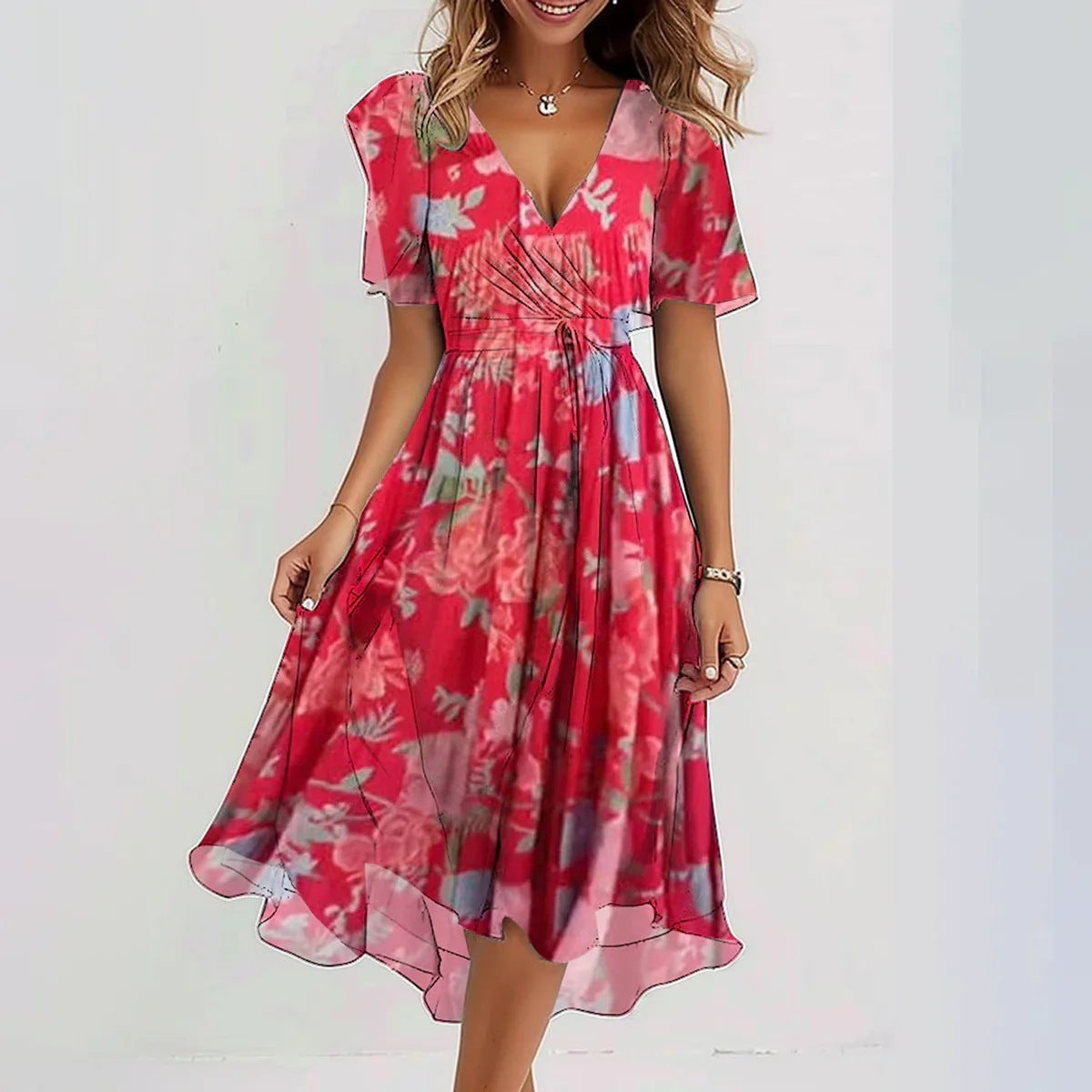 Linnea – Robe D'Été Élégante