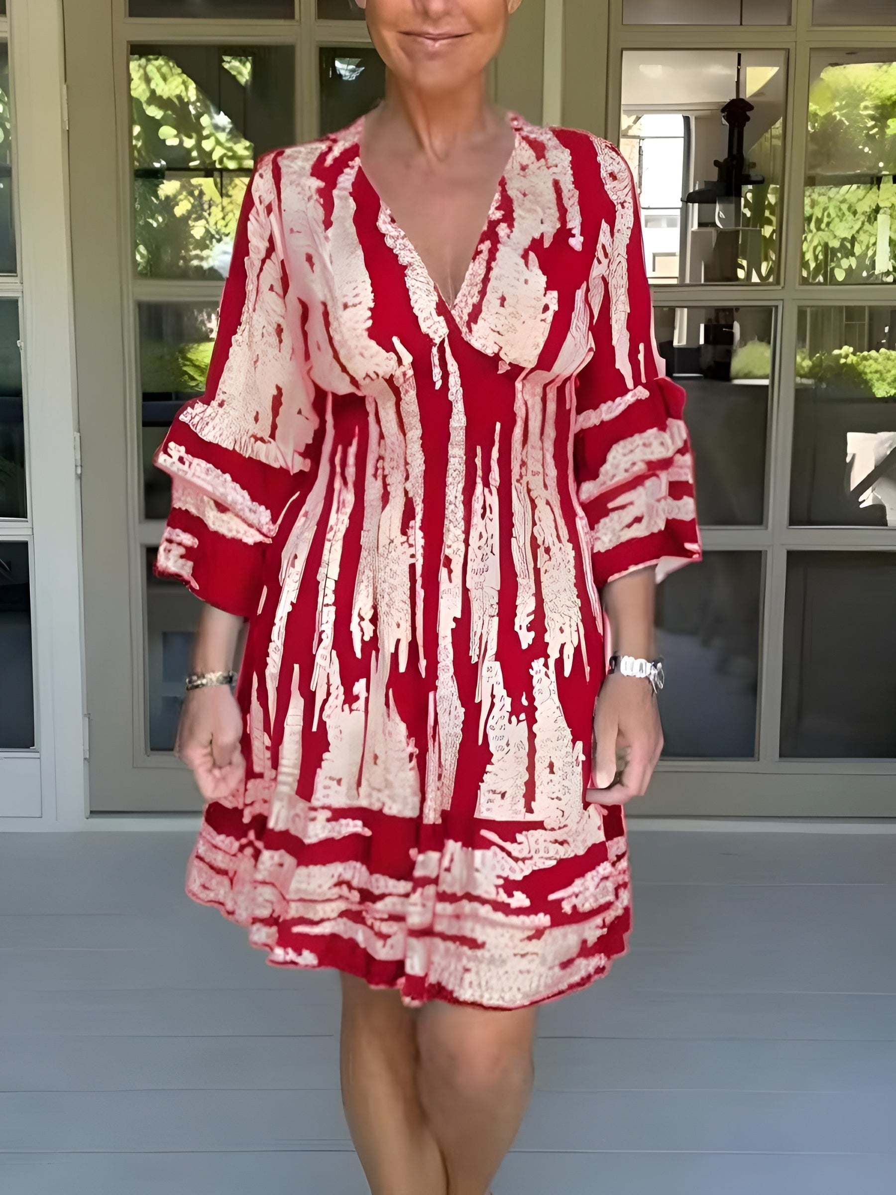 Romane | Robe D'Été Fluide Et Élégante Pour Une Silhouette Féminine