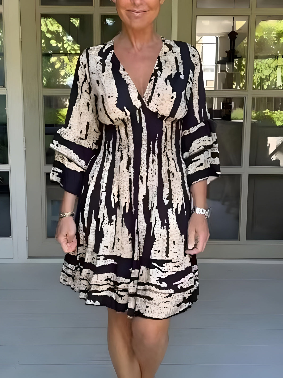 Romane | Robe D'Été Fluide Et Élégante Pour Une Silhouette Féminine