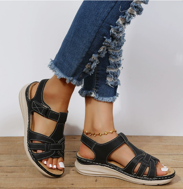 Noémie | Sandales Orthopédiques En Cuir Pour Femme