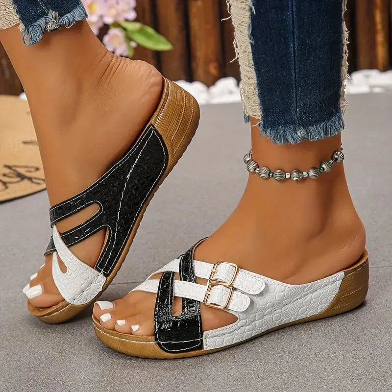 Deniza | Sandales Orthopédiques Brillantes et Confortables