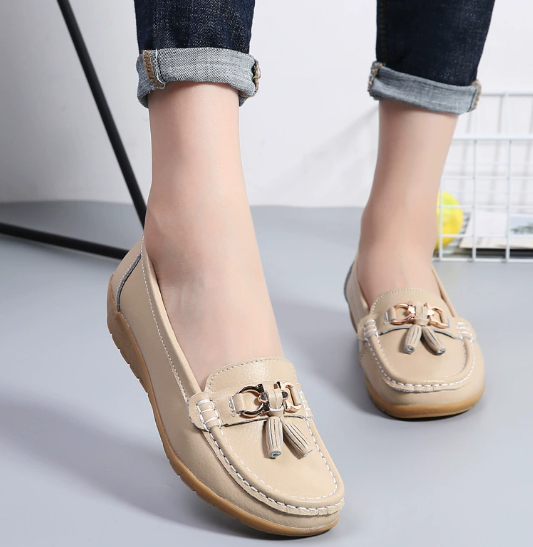 Aaliyah | Mocassins En Cuir Orthopédiques Pour Femme