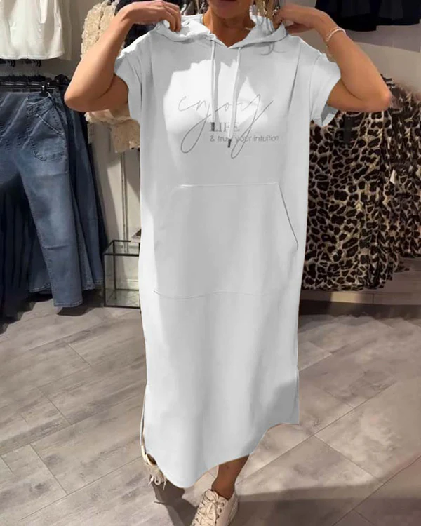 Saskia | Robe Décontractée À Capuche Pour Tous Les Jours