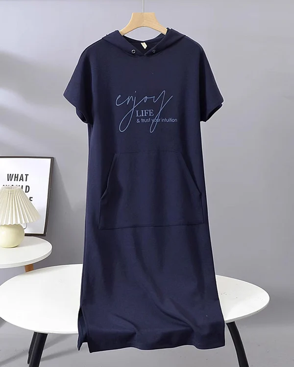 Saskia | Robe Décontractée À Capuche Pour Tous Les Jours