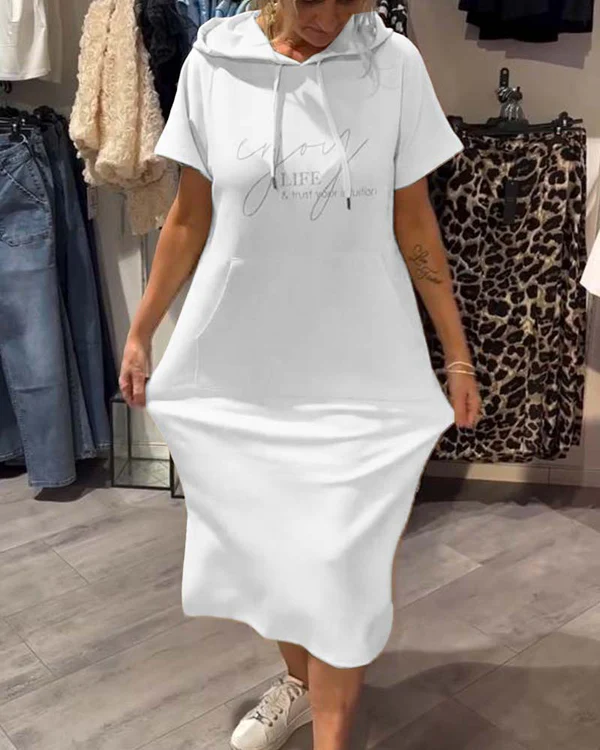 Saskia | Robe Décontractée À Capuche Pour Tous Les Jours