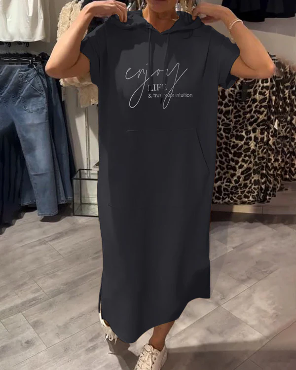 Saskia | Robe Décontractée À Capuche Pour Tous Les Jours