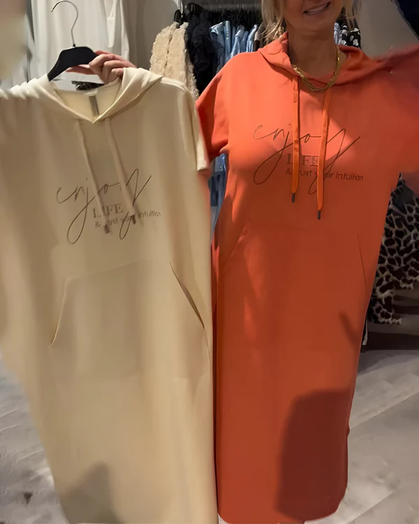 Saskia | Robe Décontractée À Capuche Pour Tous Les Jours