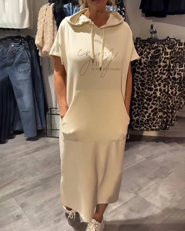 Saskia | Robe Décontractée À Capuche Pour Tous Les Jours