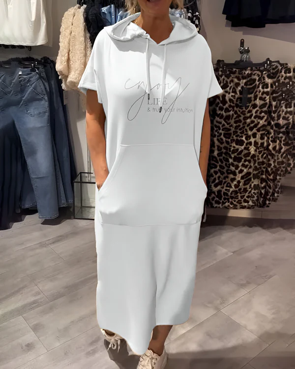 Saskia | Robe Décontractée À Capuche Pour Tous Les Jours