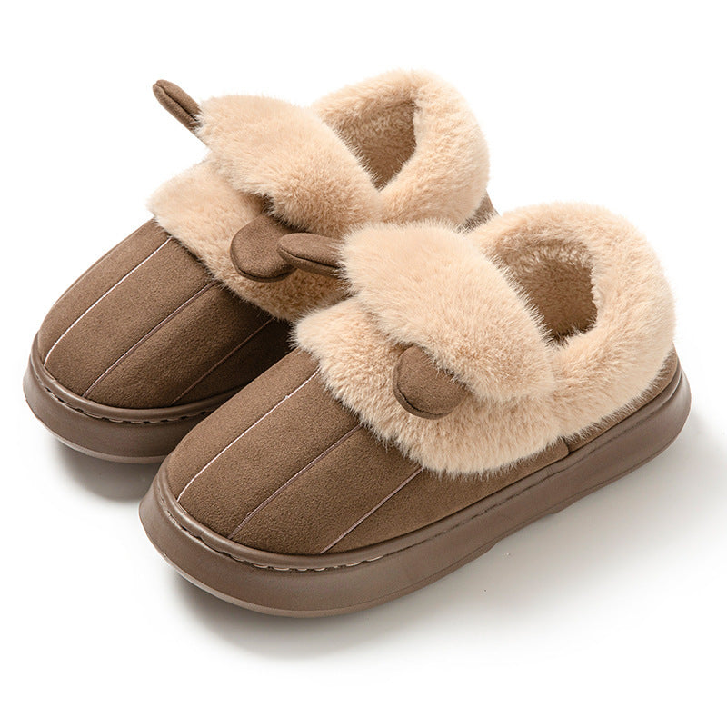 Chaussons Coton Femme Antidérapants - Piedis LTD Chaussons Coton Femme Antidérapants Bottines Piedis LTD Café / 36-37 Piedis LTD Bottines