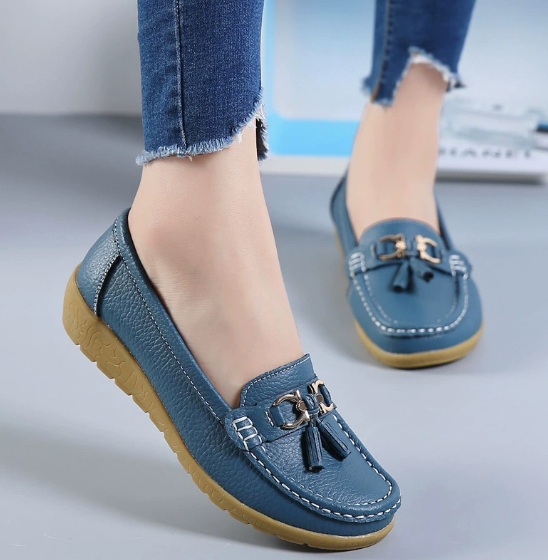 Aaliyah | Mocassins En Cuir Orthopédiques Pour Femme