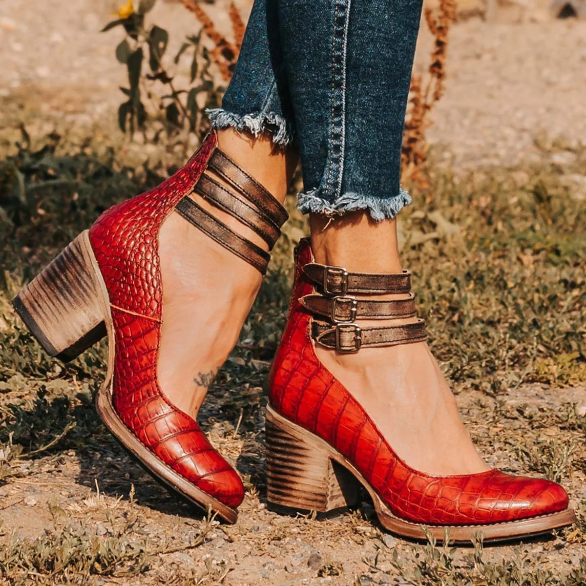 Milena - Bottines Élégantes en Cuir