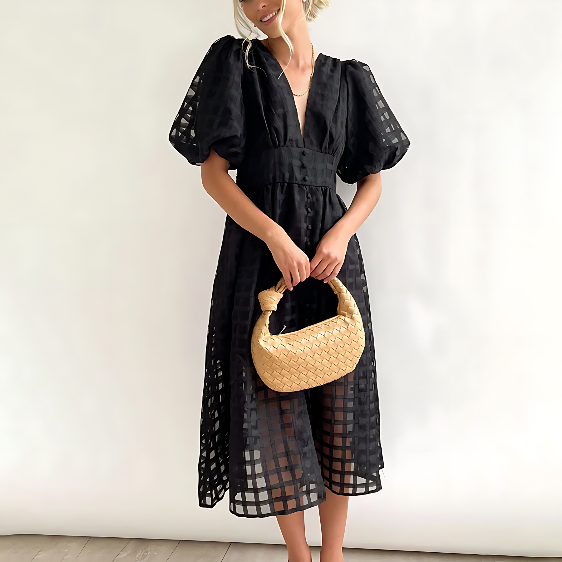 Celina | Robe Midi D’Été Élégante Et Intemporelle